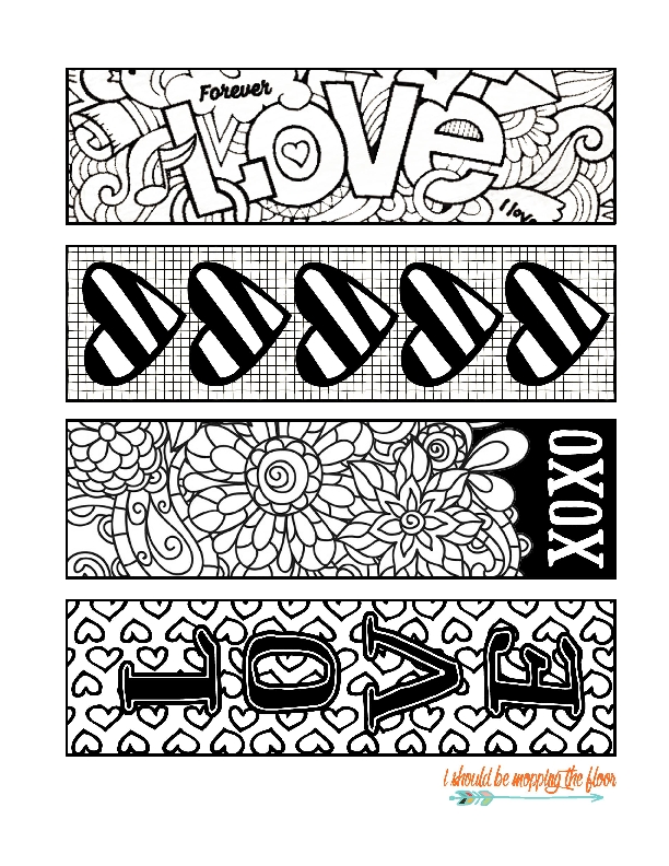 Você vai querer fazer todos estes marcadores de página para imprimir e colorir (Foto: ishouldbemoppingthefloor.com)