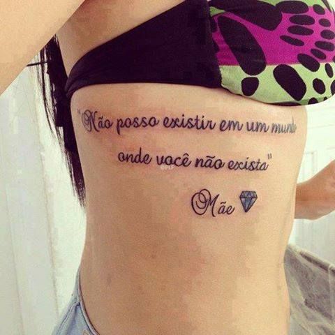 Dicas de Frases para Tatuagens Femininas na Costela 