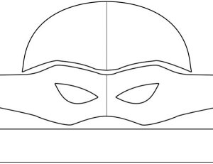 molde mascara tartaruga ninja