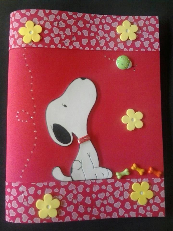 caderno em EVA snoop 