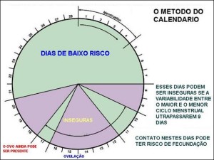 Tabela Menstrual 2013 para imprimir - 1