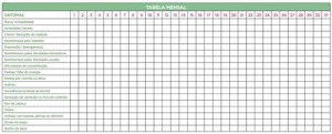 Tabela Menstrual 2013 para imprimir - 3