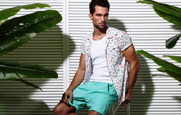 Moda Masculina Verão 2014 - roupas coloridas