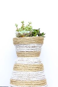 Artesanato com Vasos de Plantas Passo a Passo