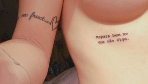 Dicas de Frases para Tatuagens Femininas na Costela