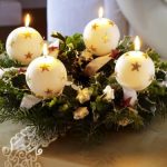 velas enfeitadas para o natal