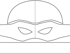 molde mascara tartaruga ninja
