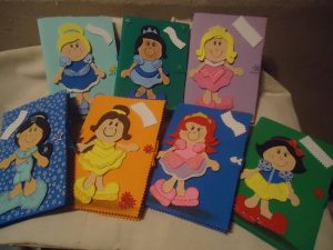 caderno princesas