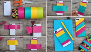 case de celular fita adesiva