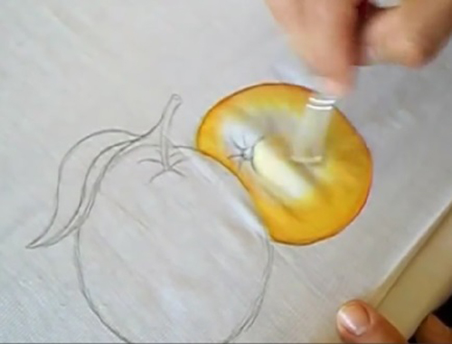 aprenda pintura no tecido 