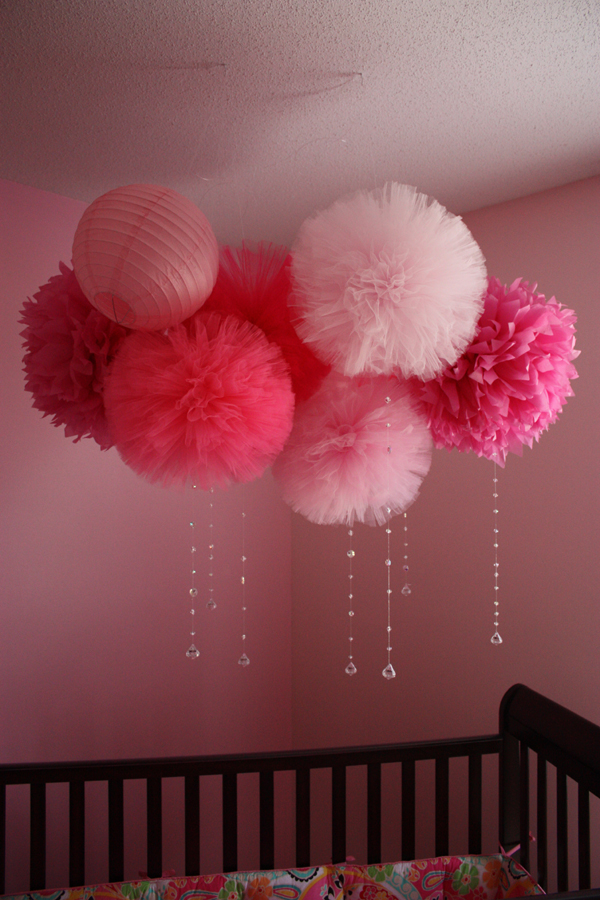 pompom de tule tutorial 
