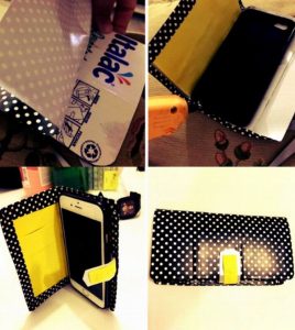 case de celular papel