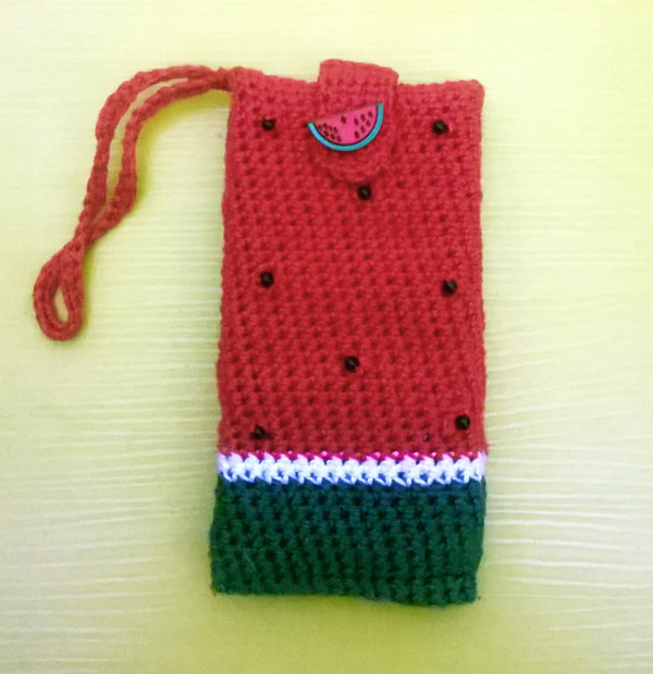 case de celular melancia