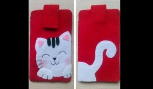 case de celular gatinho