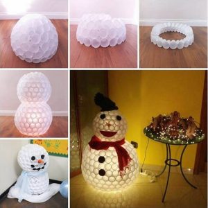 boneco de neve como fazer
