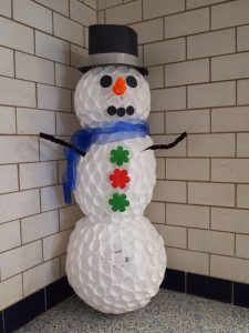 boneco de neve divertido