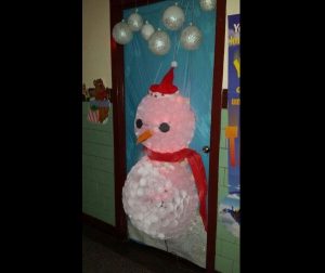 boneco de neve decorado