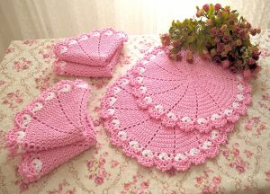 croche rosa