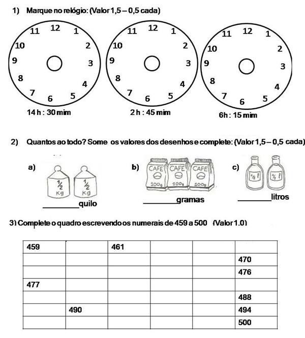atividades de matematica 2 ano multiplicação