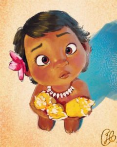 imagem moana baby em png